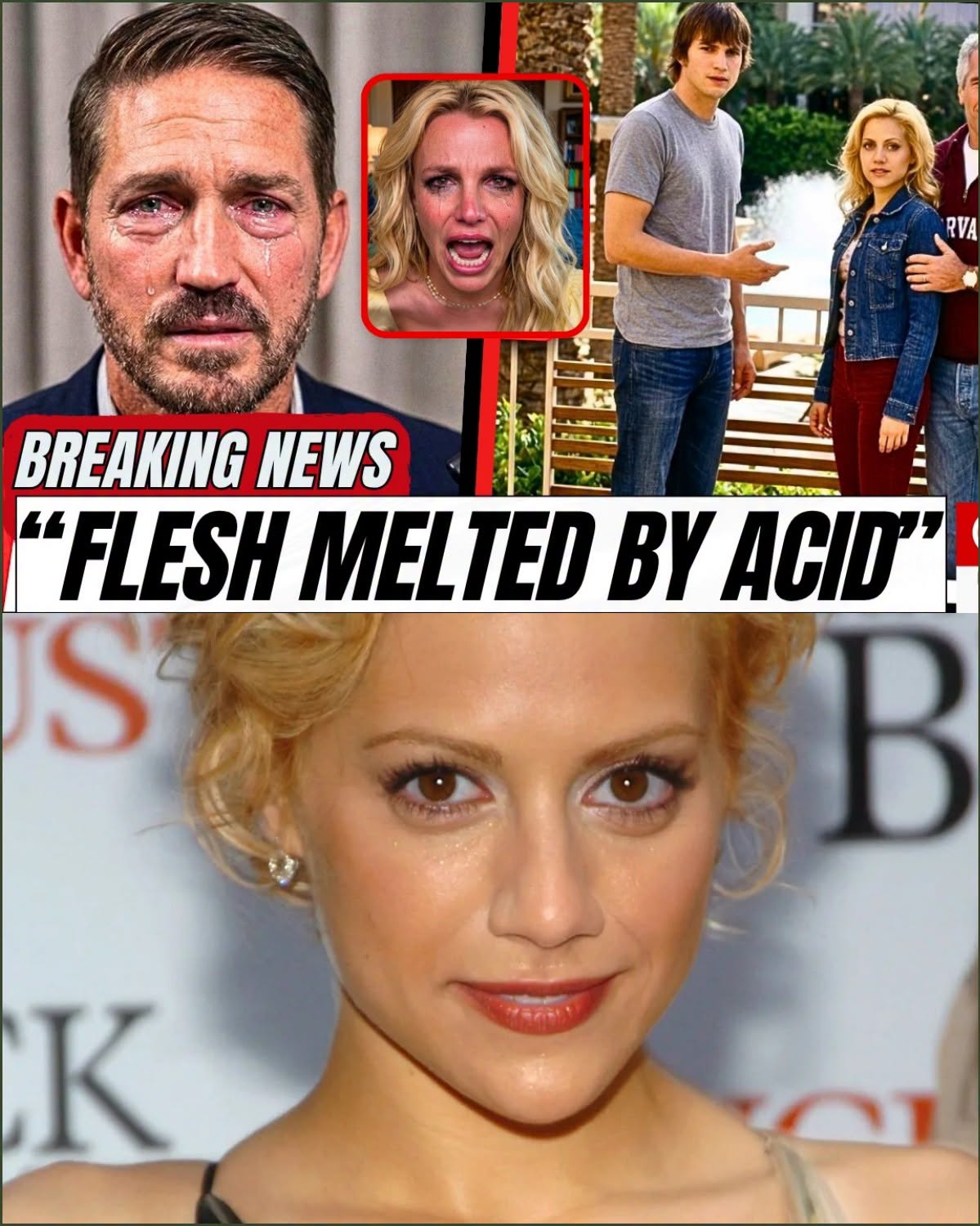 “Jim Caviezel Broke Down Crying — ‘Epstein Island Isn’t the Only One’… What Ashton Kutcher and Brittany Murphy’s Death Really Hide Will Destroy You”