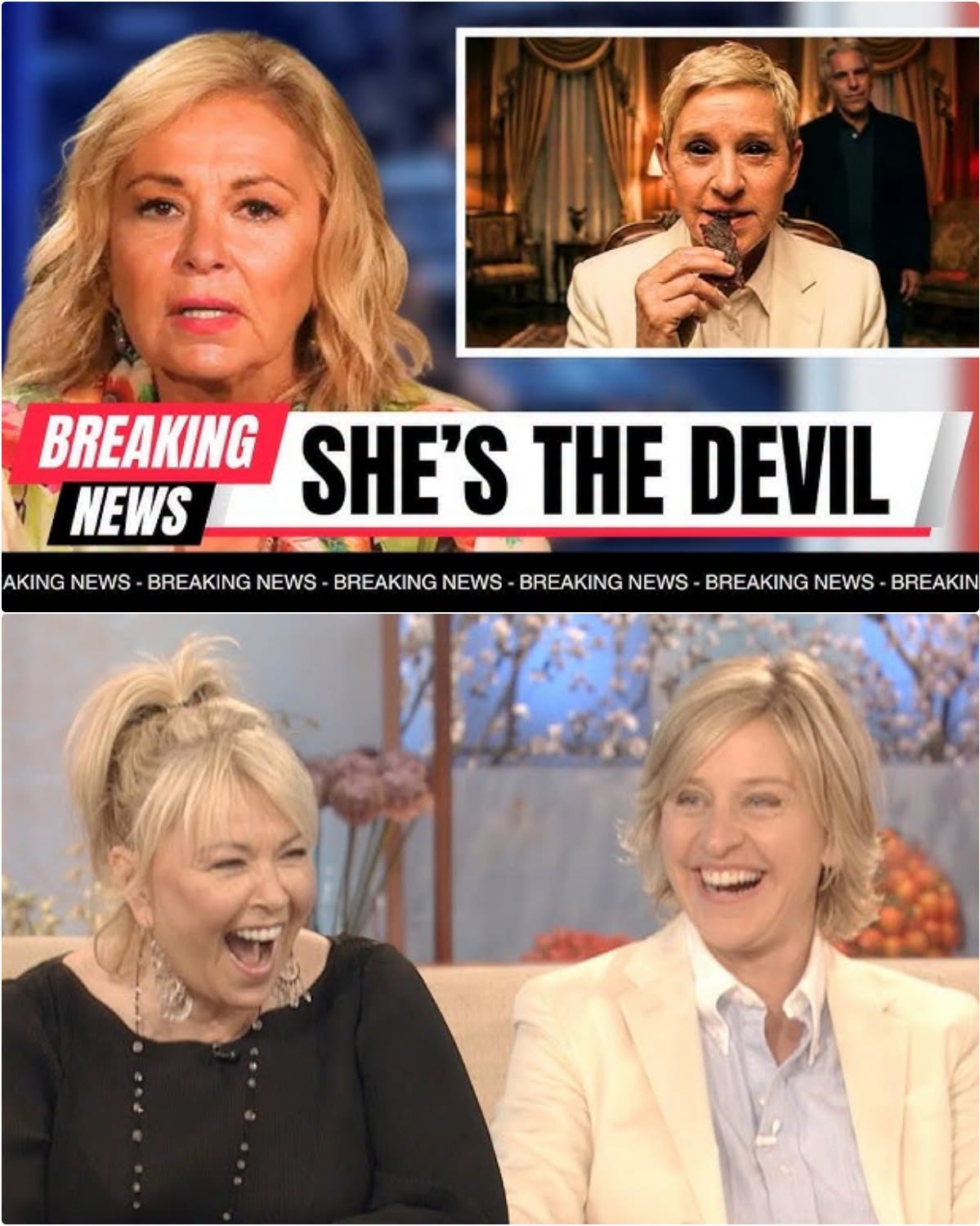Roseanne Barr FINALLY Breaks Silence On Ellen DeGeneres, And It’s Bad